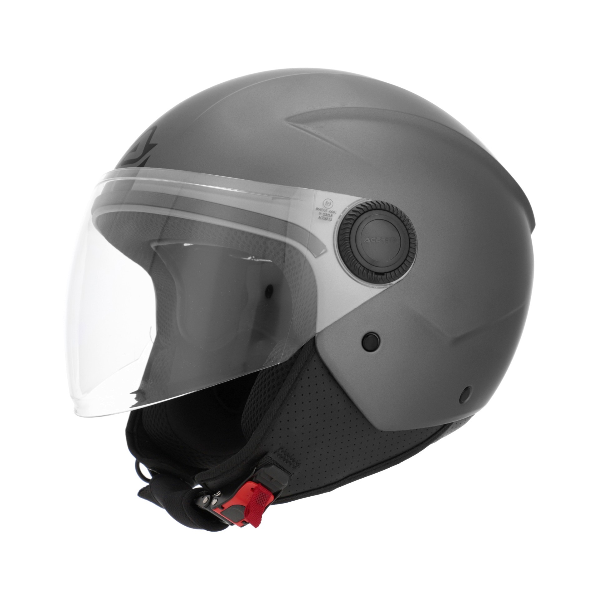Casco Acerbis Brezza Gris oscuro