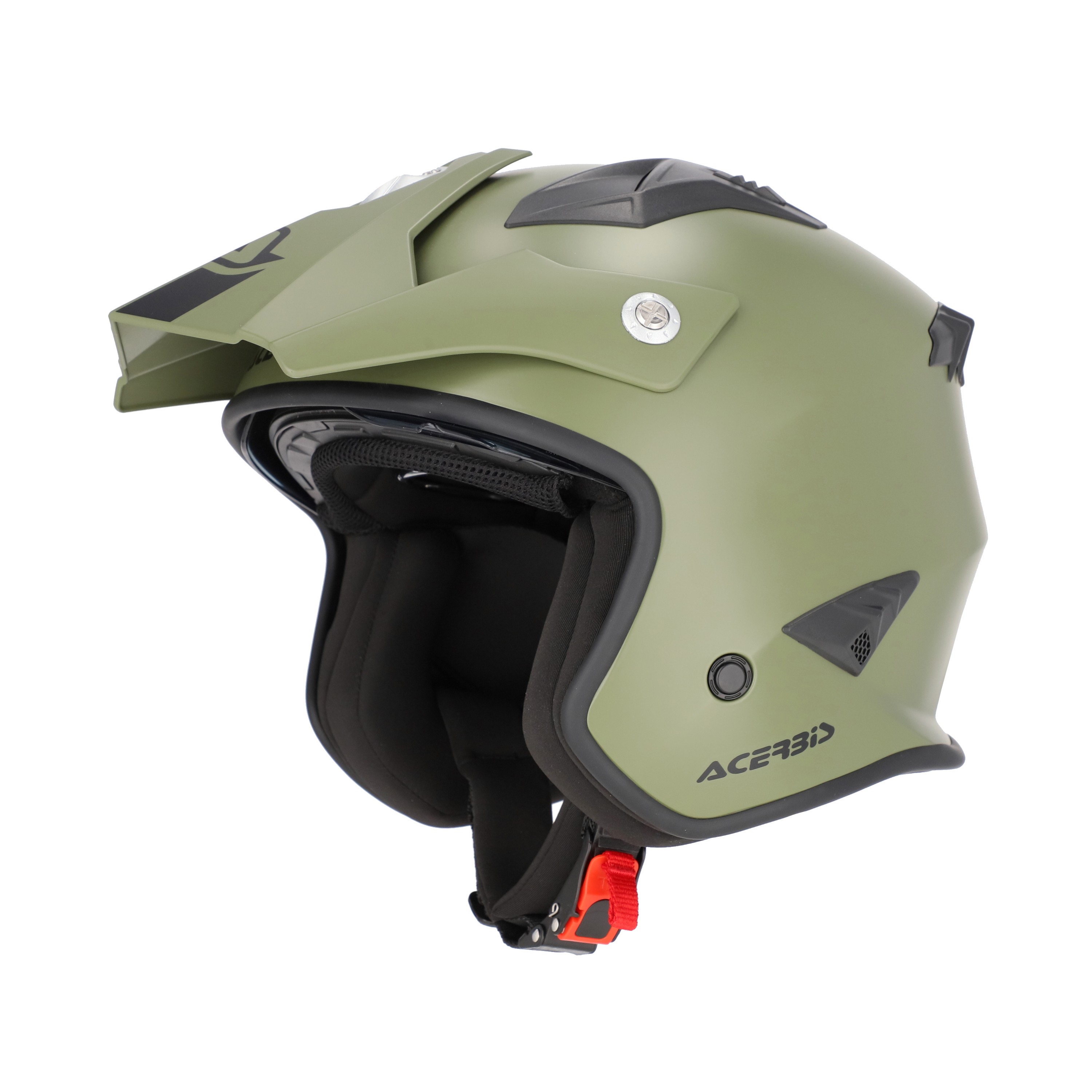Casco Acerbis Aria Verde militar