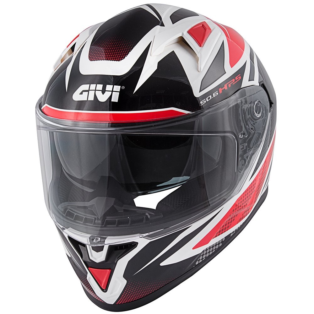 Casco Givi 506 Stoccarda Follow Blanco/Rojo talla 2XL