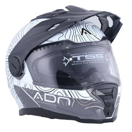 Casco ADN Duale P+J Dakar Atacama Blanco 3
