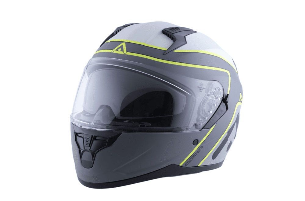 Casco ADN Stelvio Warmup Gris/Amarillo