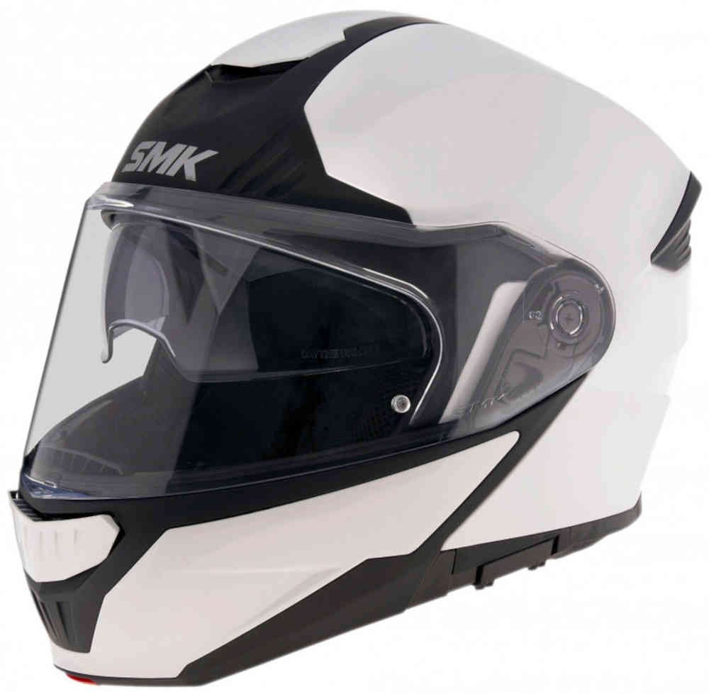 Casco Modular SMK Gullwing Blanco brillo (GL100)