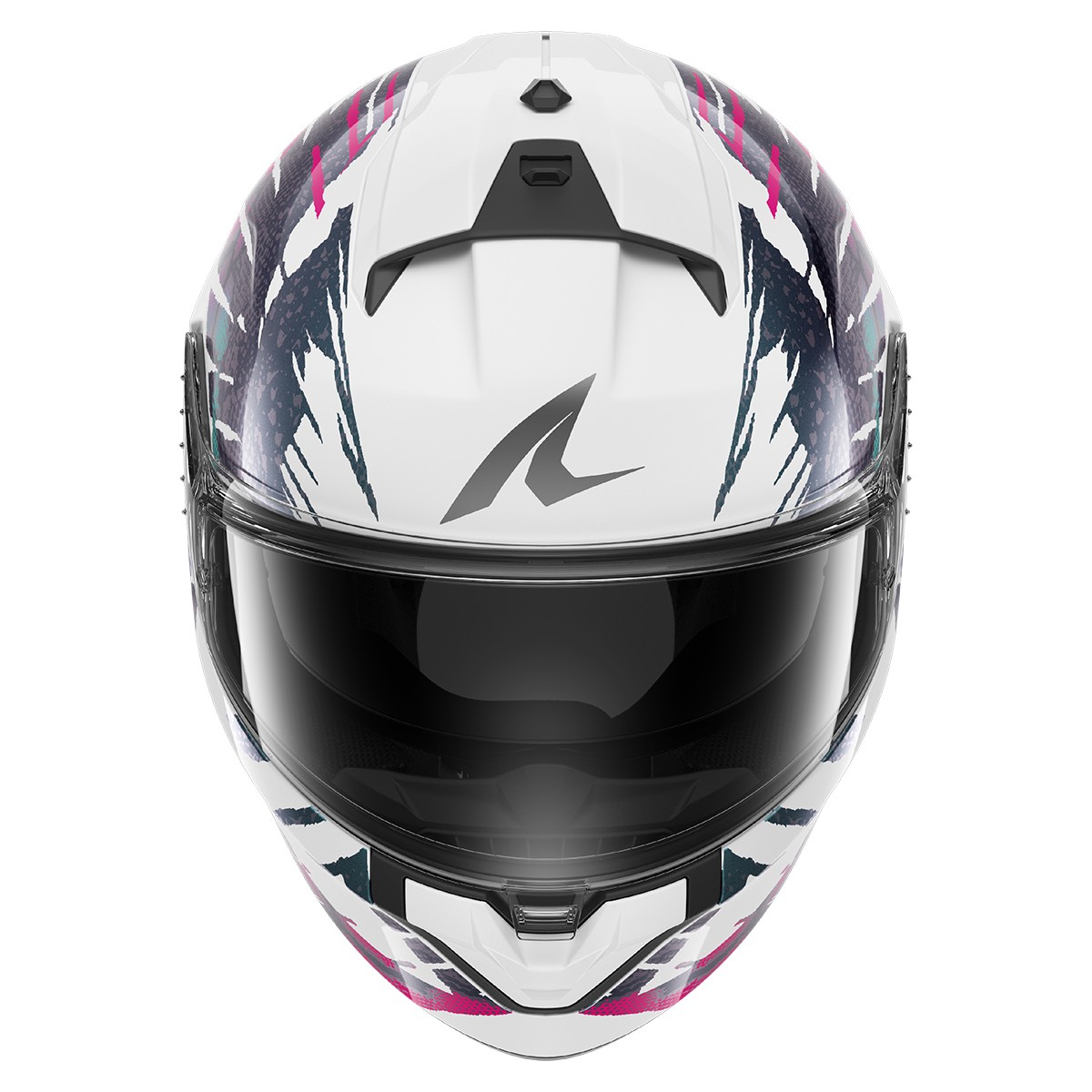 Casco Shark Ridill 2 Reptaia Blanco/Rosa/Azul 3