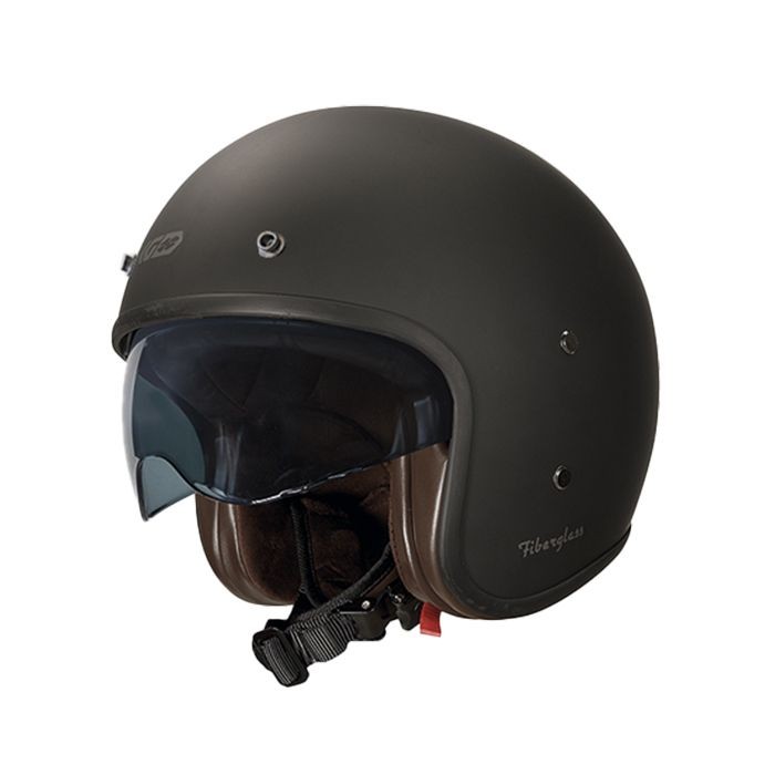 Casco Garibaldi G03X Snap Buttons Negro mate