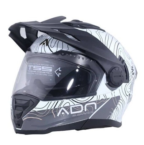 Casco ADN Duale P+J Dakar Atacama Blanco