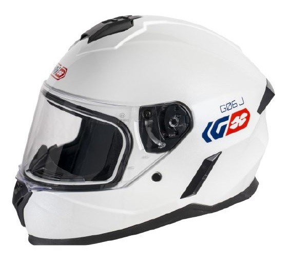 Casco Infantil G06 Blanco brillo