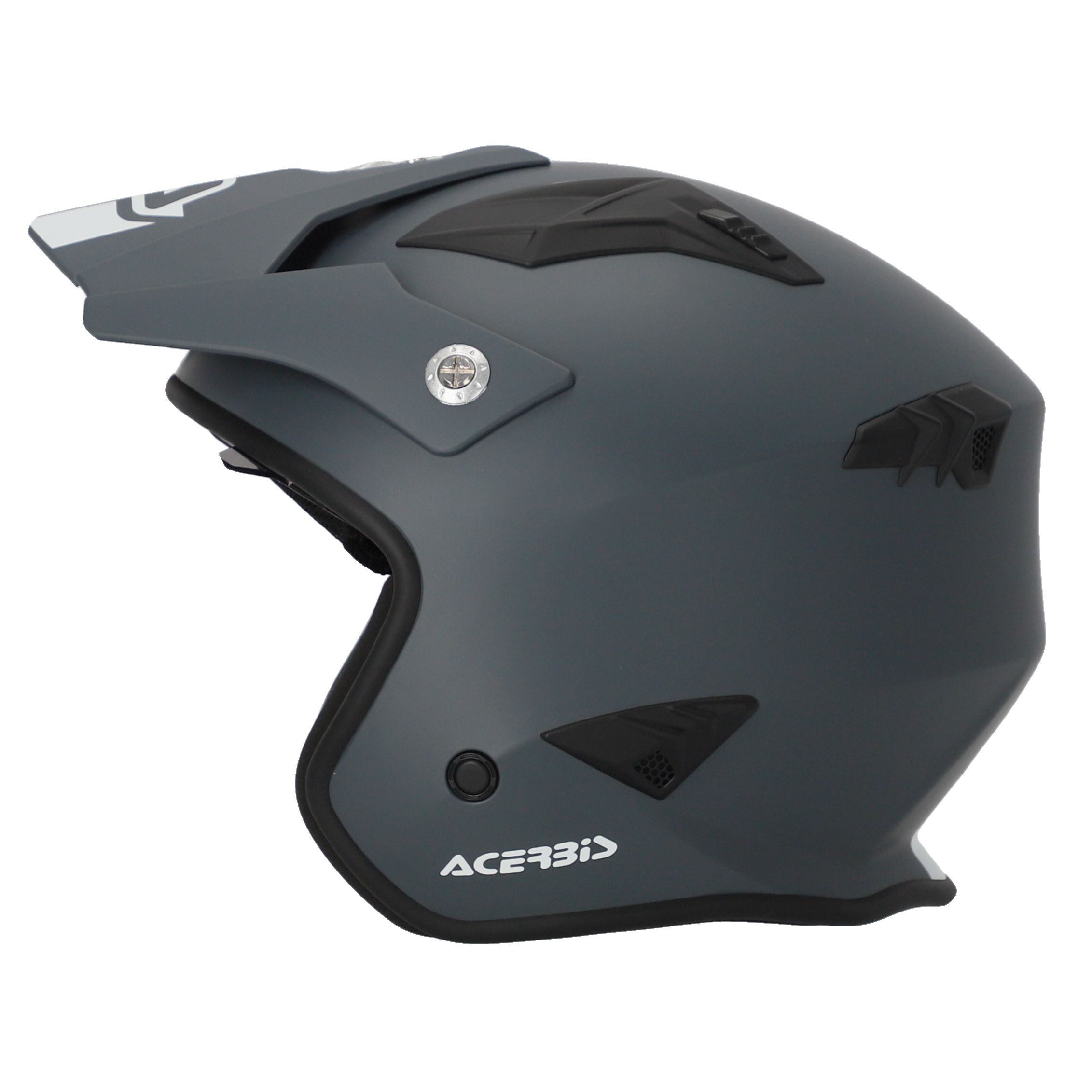 Casco Acerbis Aria Gris mate 4