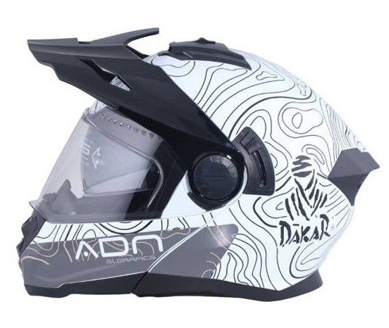 Casco ADN Duale P+J Dakar Atacama Blanco 2