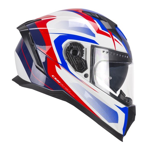Casco CGM 311G Blast Sport Blanco/Azul/Rojo
