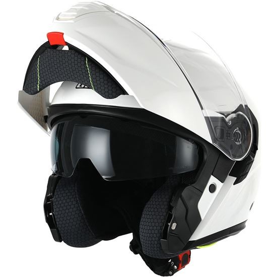 Casco modular Unik Comet Blanco brillo 2