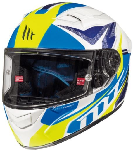 Casco Mt Helmets KRE Lookout G6 Azul/Amarillo