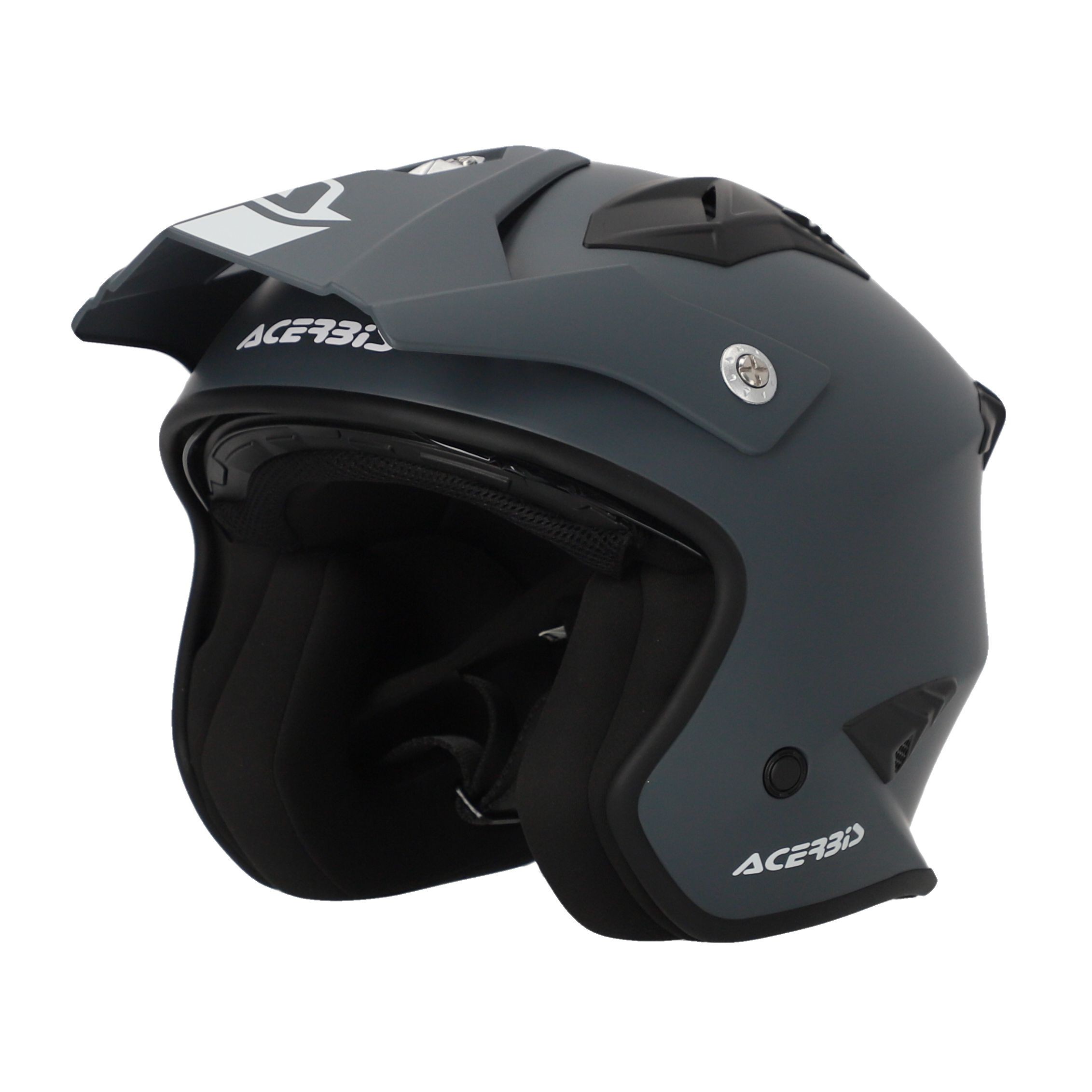 Casco Acerbis Aria Gris mate 2