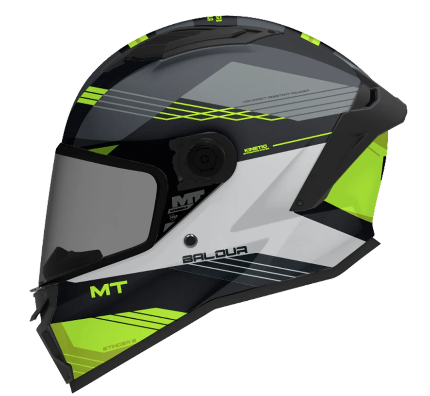 Casco MT Stinger 2 Baldur C3 Brillo