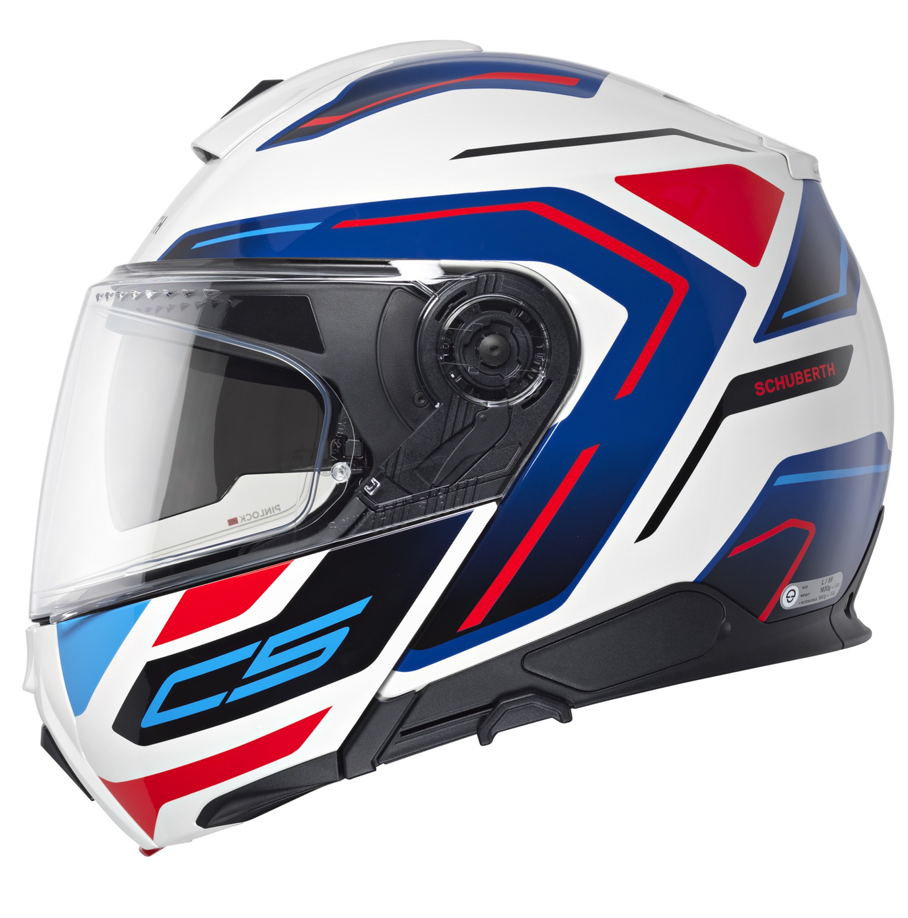 Casco Schuberth C5 Omega Blanco brillo 3