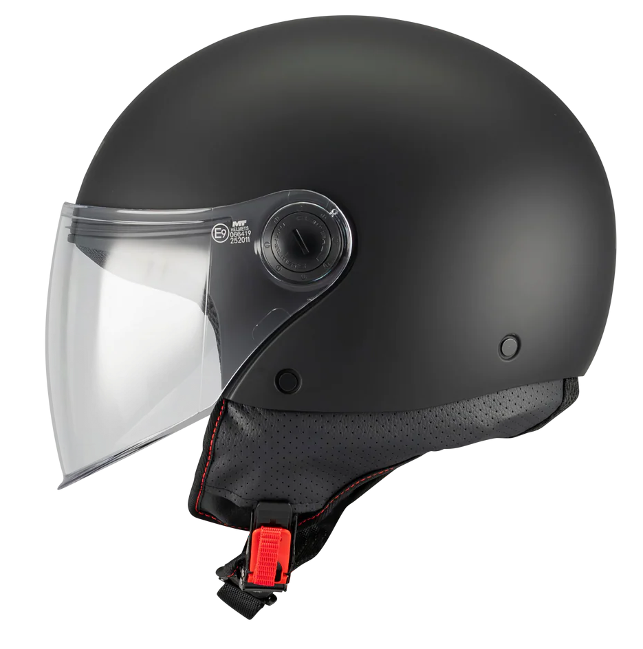 Casco Mt Helmets Street S Pure A1 Negro Mate 2