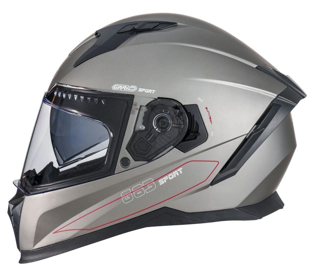 Casco Garibaldi G83 Sport Gris mate