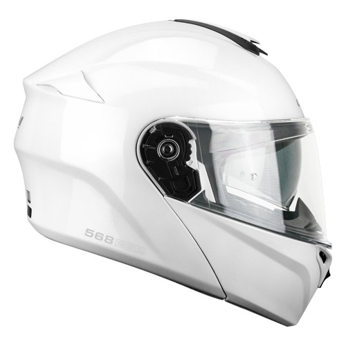 Casco modular CGM 568A BER Blanco brillo
