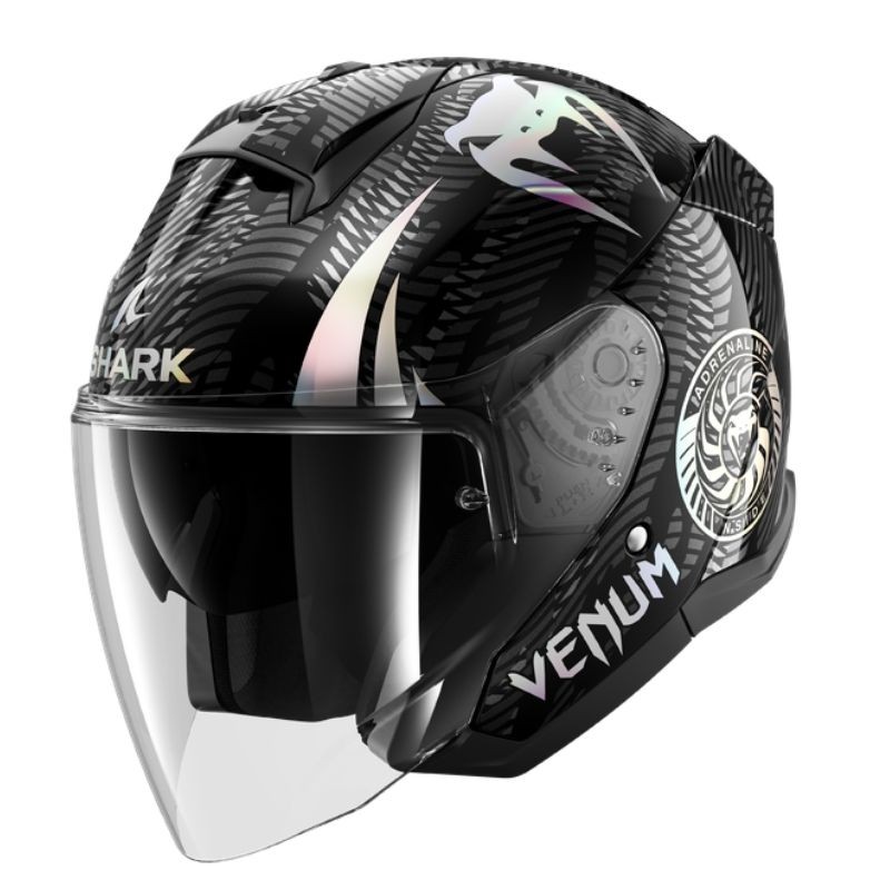 Casco Shark Skwal Jet Venum Negro/Antracita