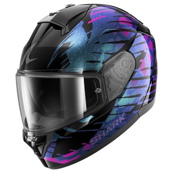 Casco Shark Ridill 2 Reptaia Blanco/Rosa/Azul