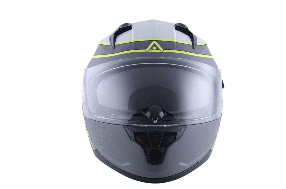 Casco ADN Stelvio Warmup Gris/Amarillo 2