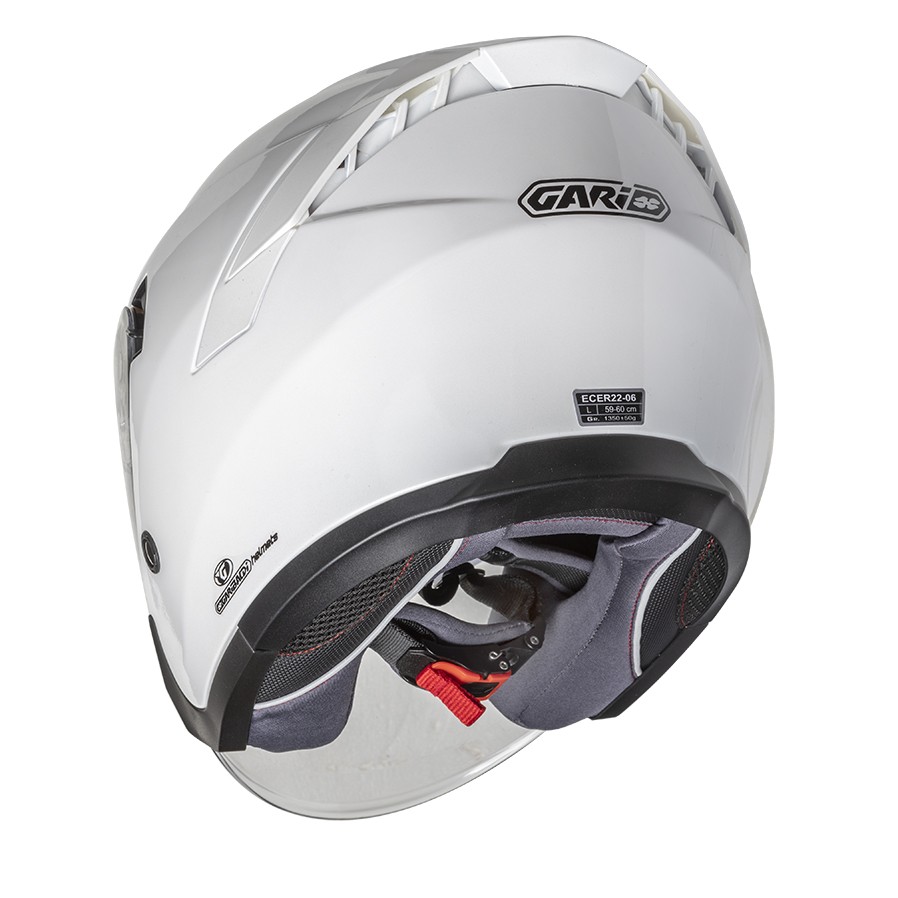 Casco Garibaldi G40 Blanco brillo 2
