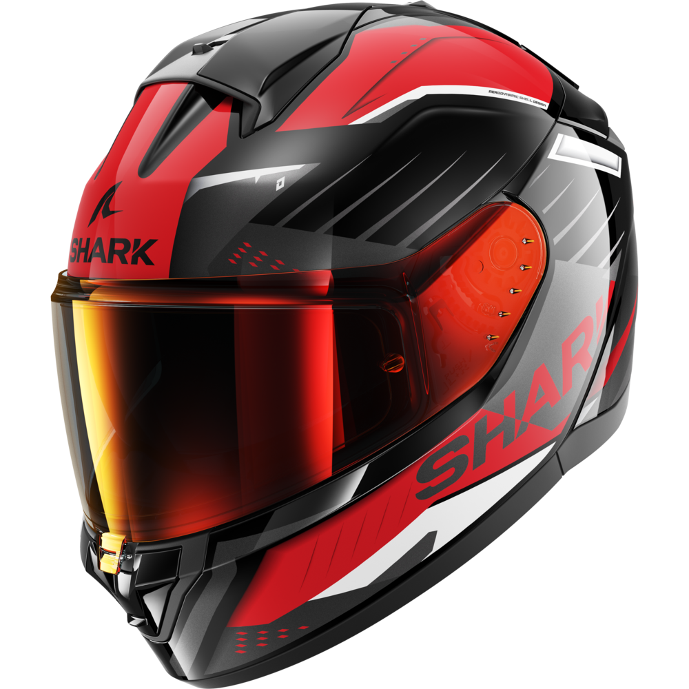 Casco Shark Ridill 2 Bersek Negro/Rojo/Antracita