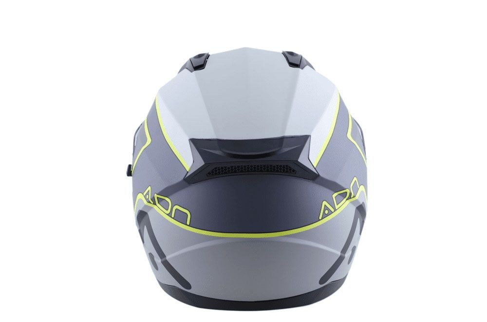 Casco ADN Stelvio Warmup Gris/Amarillo 4