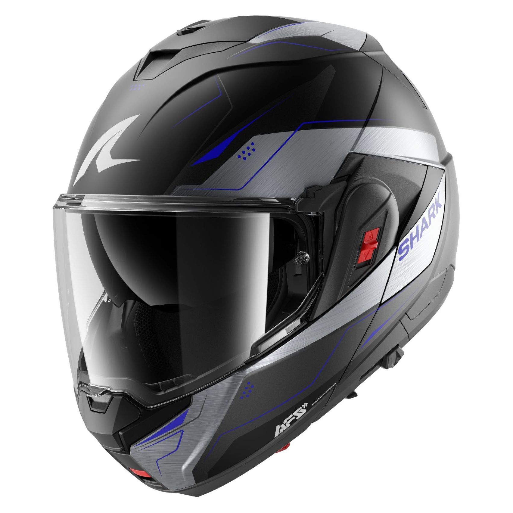 Casco Shark Oxo Mekarium Azul/Negro mate 3