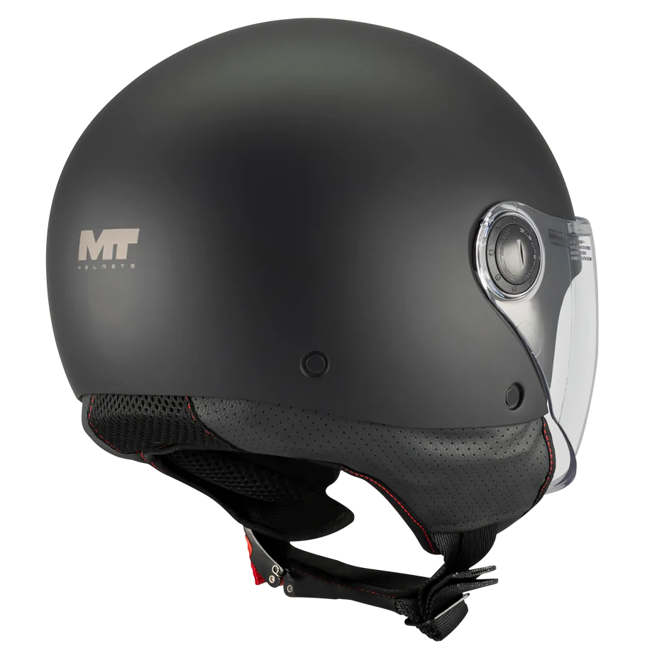 Casco Mt Helmets Street S Pure A1 Negro Mate 3