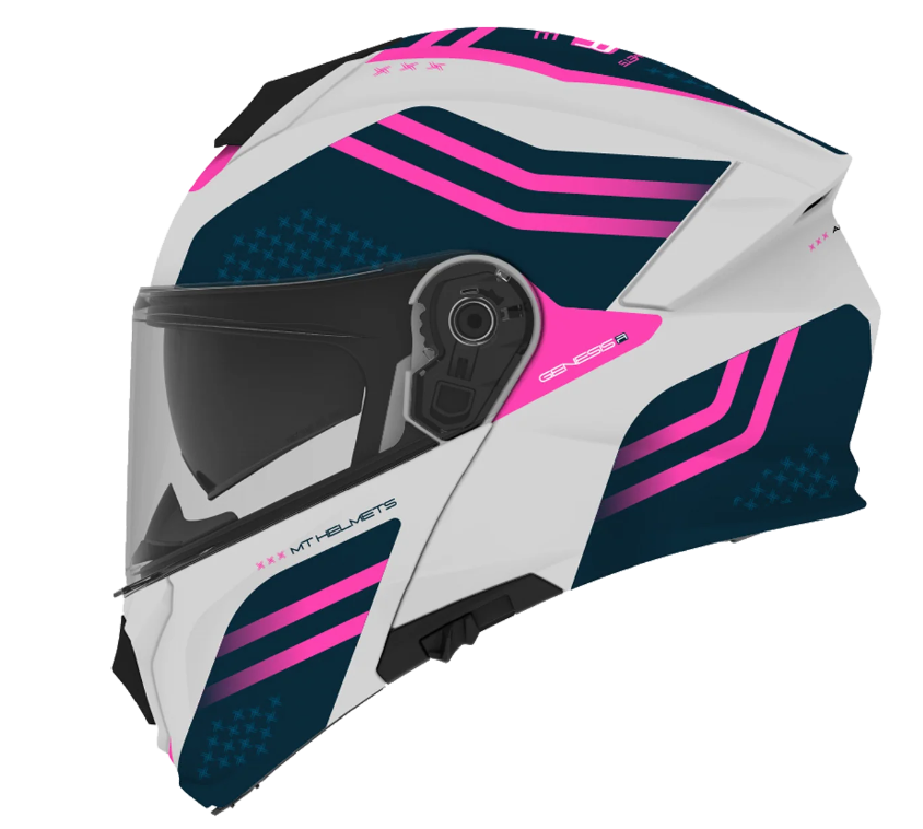 Casco Mt Helmets Genesis R SV Vibe C8 Brillo
