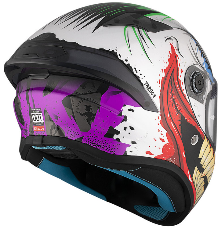 Casco MT Targo S Joke A5 Brillo 3
