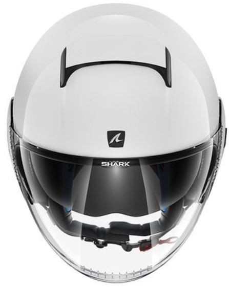 Casco Shark Nano Blanco brillo 3