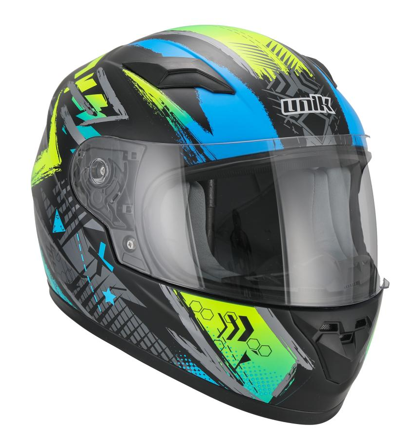 Casco Infantil Unik Space Azul/Amarillo