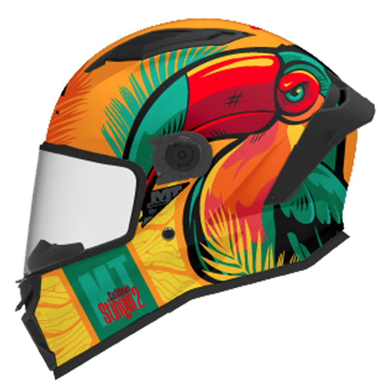 Casco MT Stinger 2 Caribbean C3 Brillo
