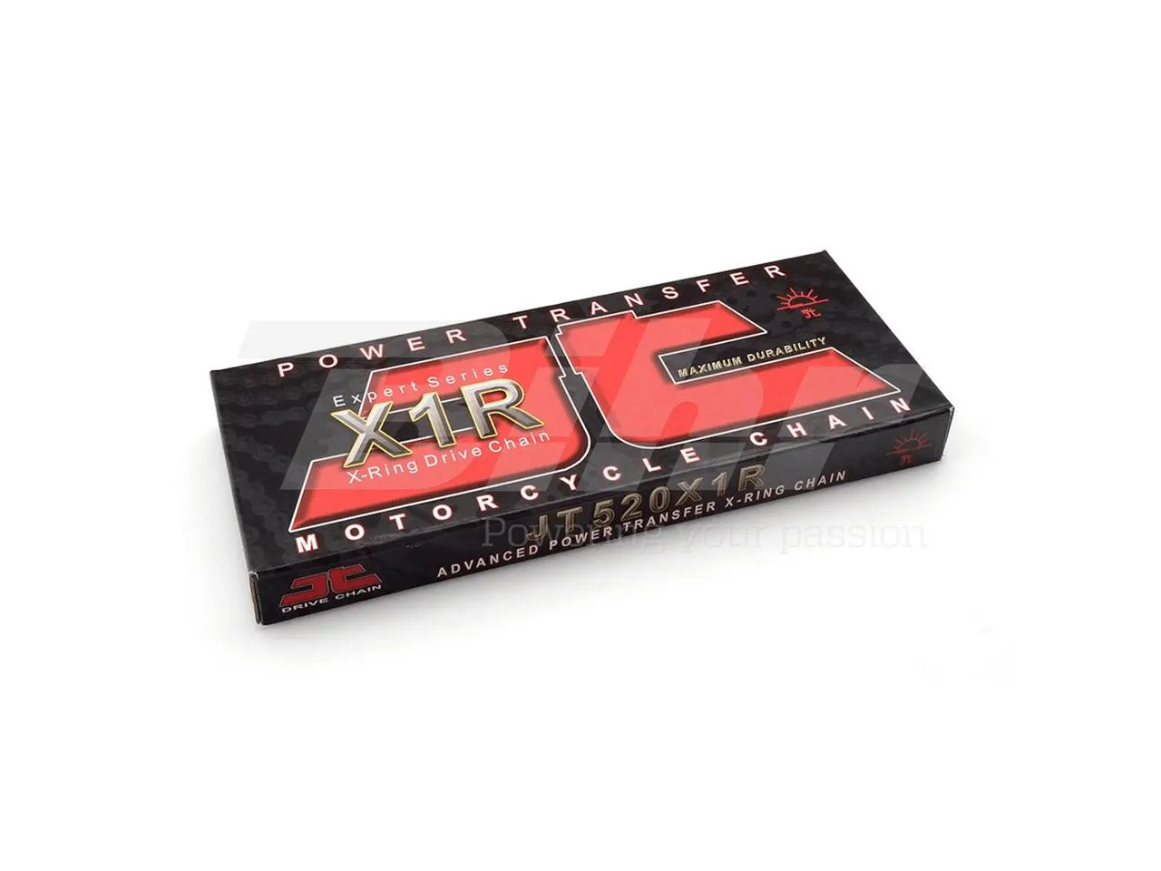 Cadena JT 520X1R3 con 108 eslabones negro