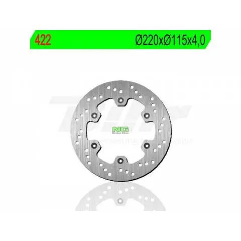Disco de freno NG 422 Ø220 x Ø115 x 4