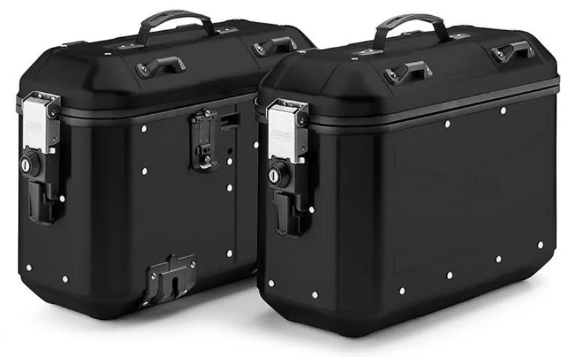 Maletas Laterales Trekker Dolomiti 36L Aluminio Negro