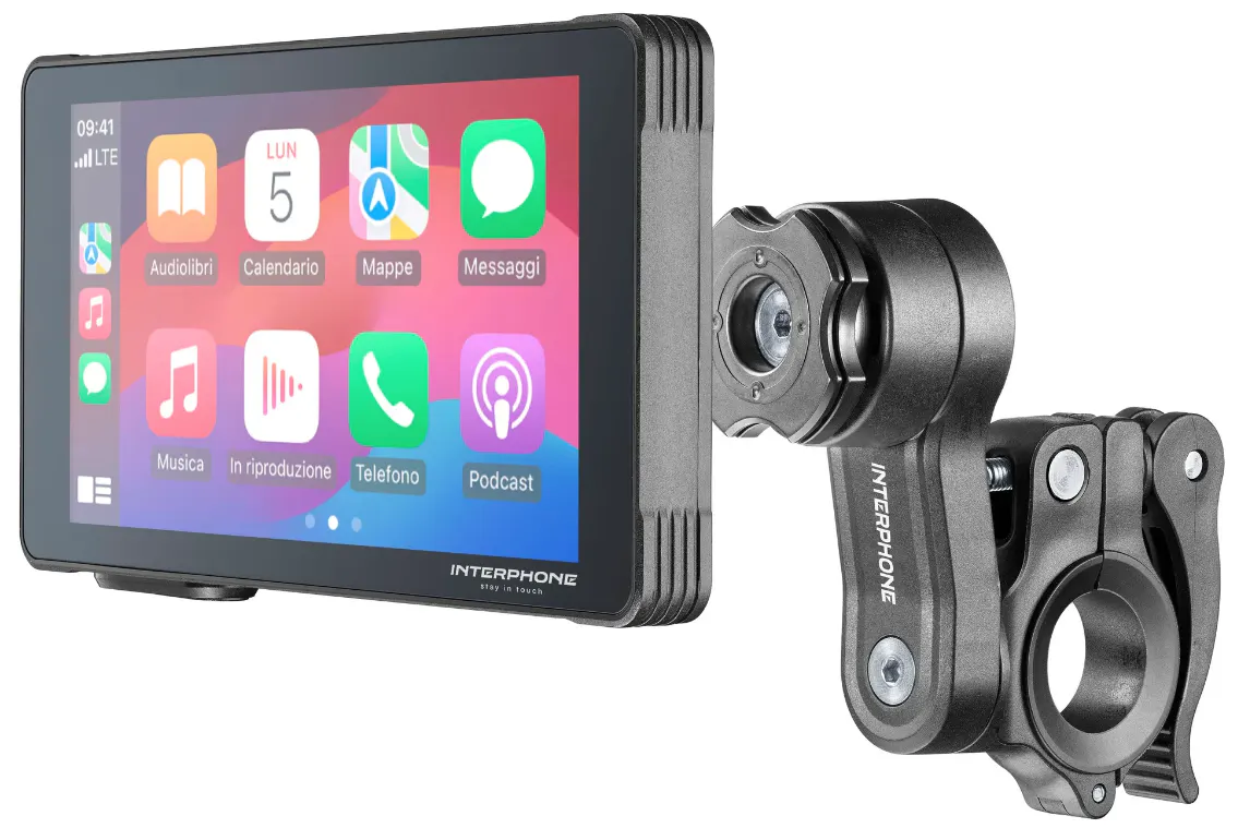 Navegador RideSync "Car Play" Y "Android Auto" para moto
