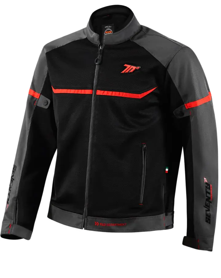 Chaqueta Verano SD-JR30.1 Mojave Gris/Rojo