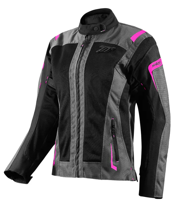 Chaqueta Mujer SD-JT68 Sahara Gris/Fucsia