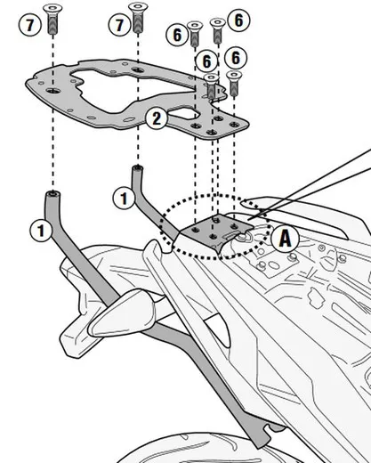 ADAPTADOR BMW G 310 R (17-21)