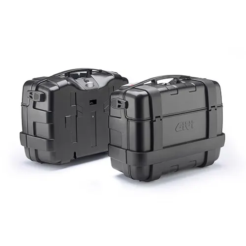 Maletas Laterales Trekker 33L. Aluminio anodizado Negro