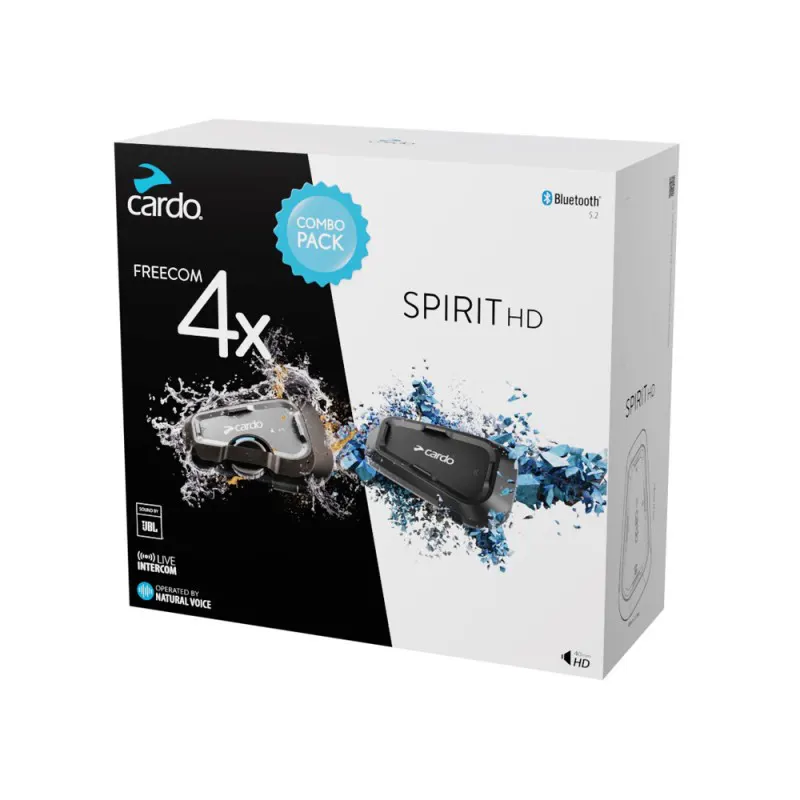 Kit Intercomunicador Cardo Freecom 4X/Spirit HD