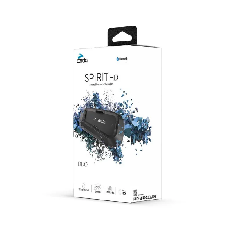Intercomunicador Cardo Spirit HD Pack Doble