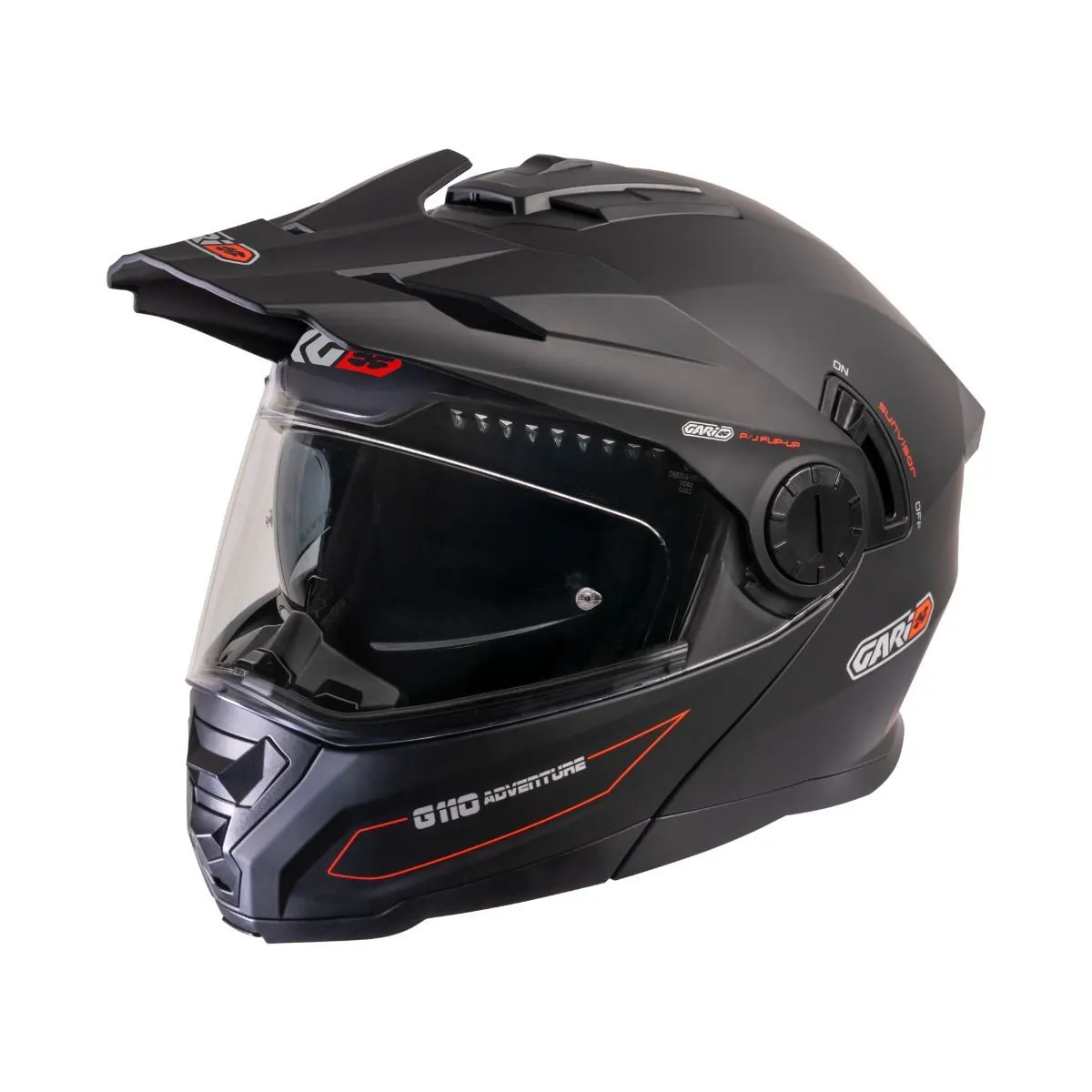 Casco Modular Trail Garibaldi G110 Negro mate