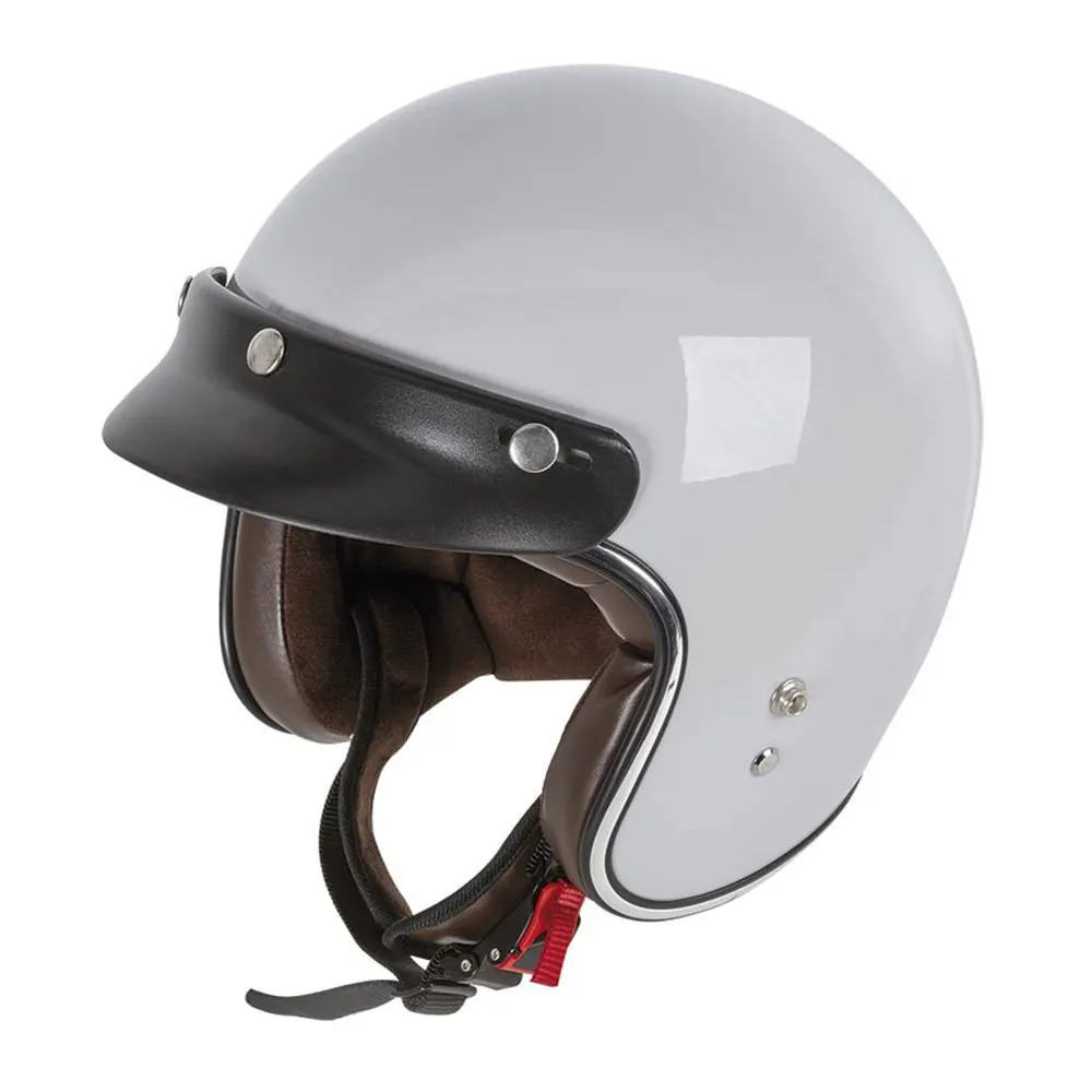 Casco Garibaldi G02x Gris claro brillo