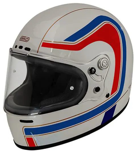 Casco Garibaldi Retro G07X Sedona Gris/Rojo/Azul