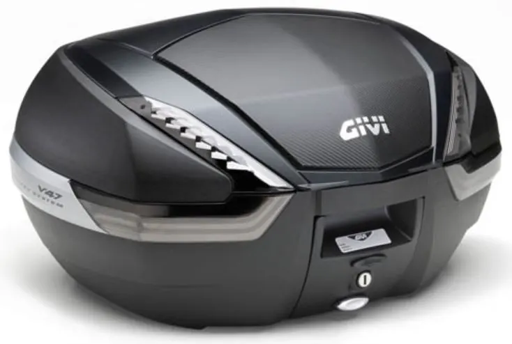Maleta Givi V47NNT Base Negra Catadióptrico Negro