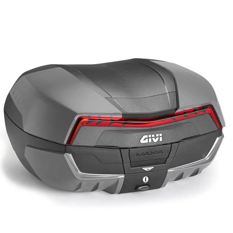 Maleta Givi V58NNG Maxia 5 catadióptrico rojo y sobretapa grafito