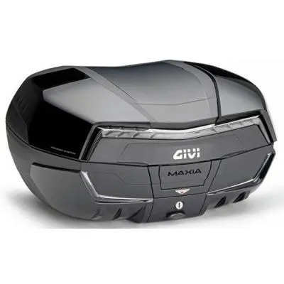 Maleta Givi V58NNTB Maxia 5 catadióptrico transparente y sobretapa negra
